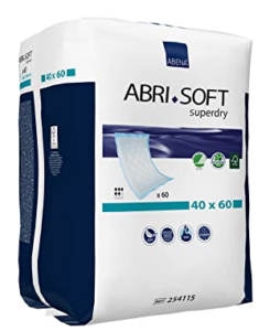 Alèses Abrisoft Superdry 40cm x 60cm - Paquet de 60 alèses