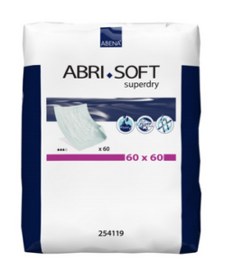 Alèses Abrisoft Superdry 60cm x 60cm - Paquet de 60 alèses